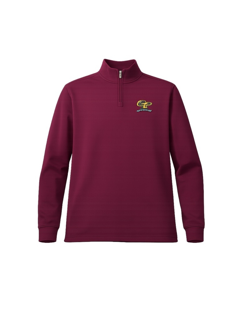 Cutter & Buck Men's M Burgundy Quarter Zip Pullover Sweater GP Logo
147